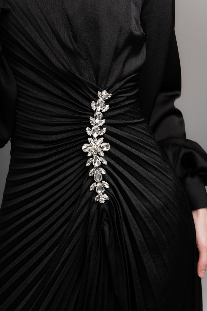 Stylish Dress Aleena Obsidian Black