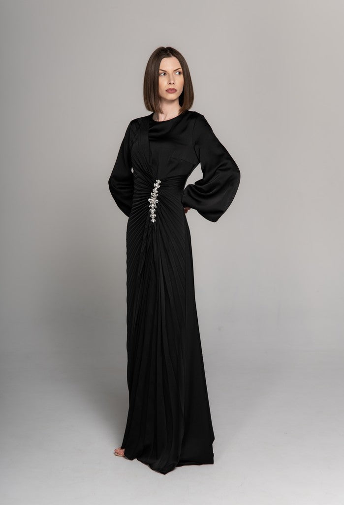 Stylish Dress Aleena Obsidian Black