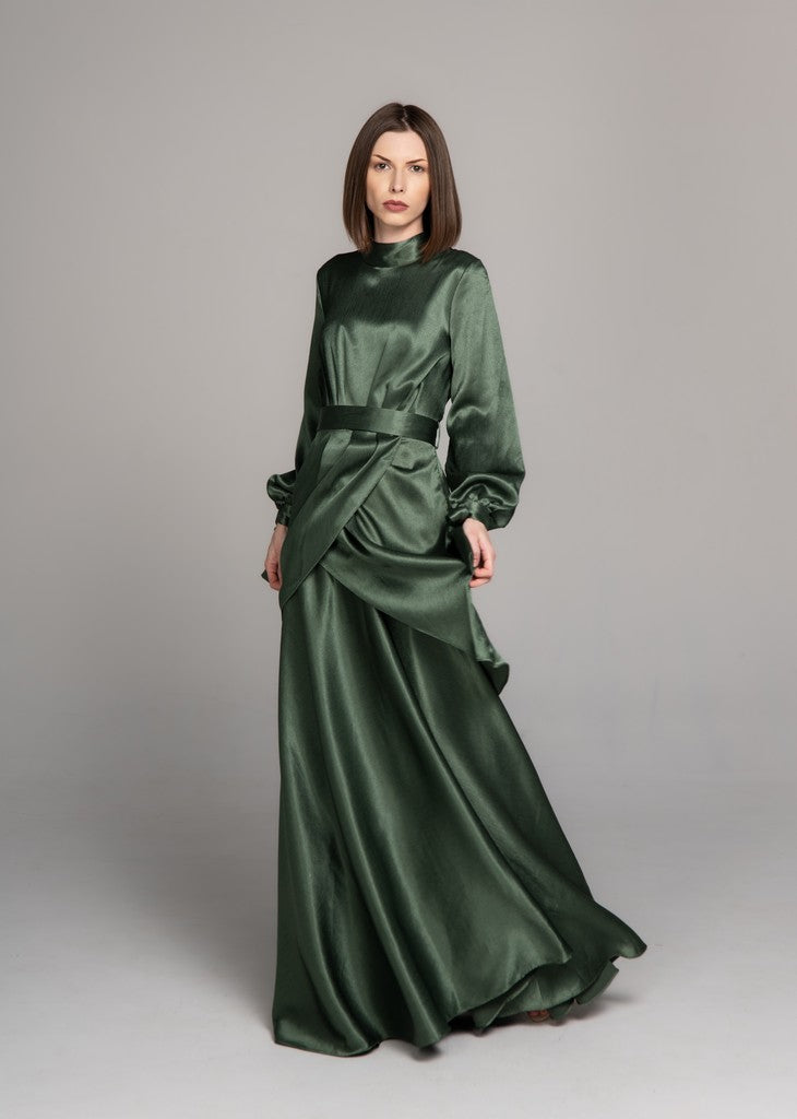 Stylish Maxi dress Adore Olive Green 