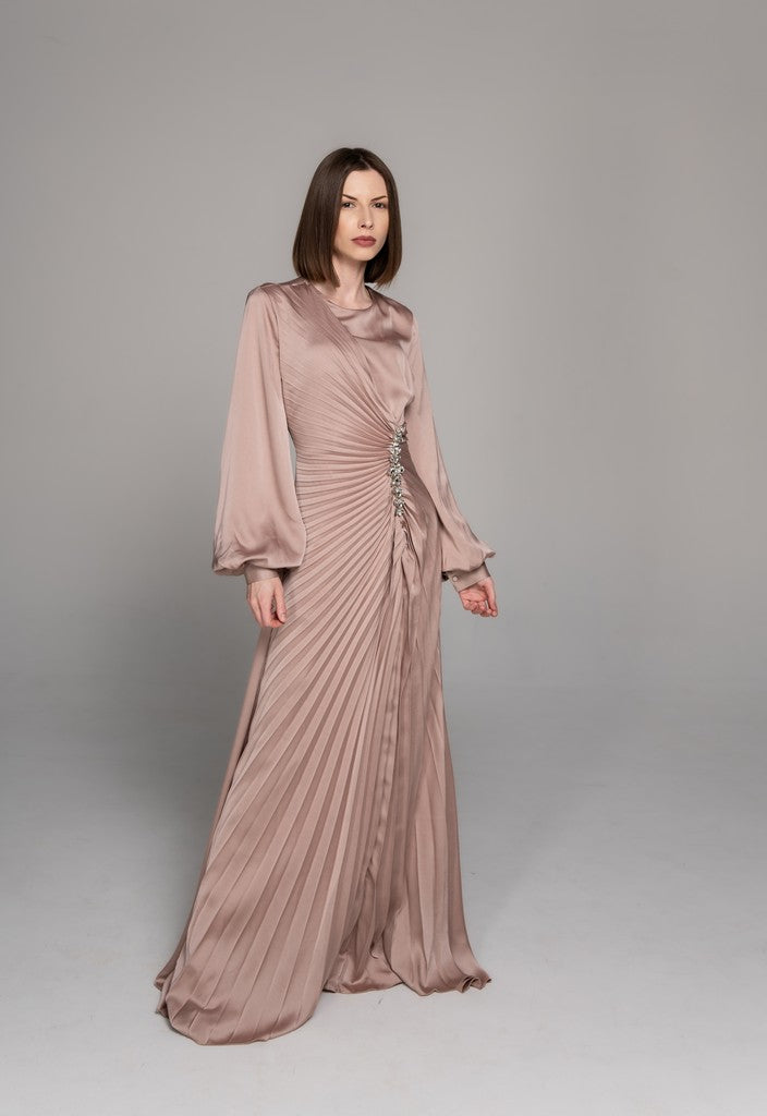 Latest Fashion Dress Aleena Blush Gold 