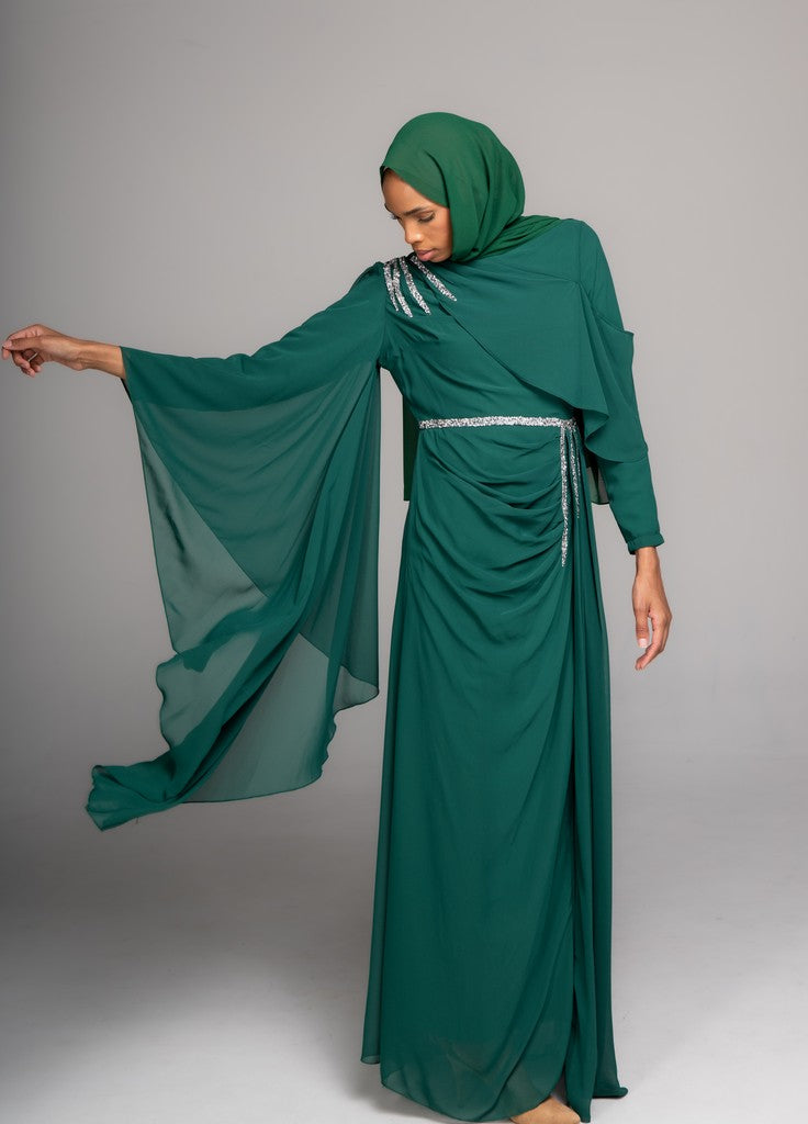 Modest Maxi Dress Ameera Emerald 