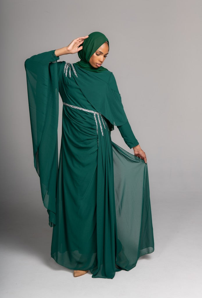 Modest Maxi Dress Ameera Emerald 