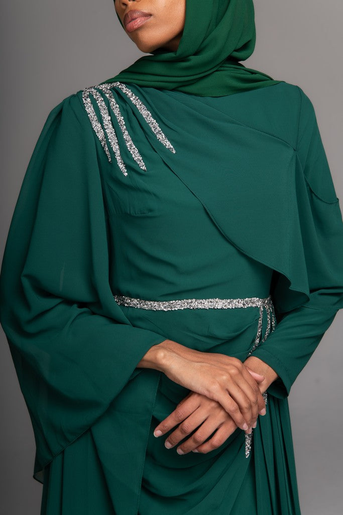 Modest Maxi Dress Ameera Emerald 