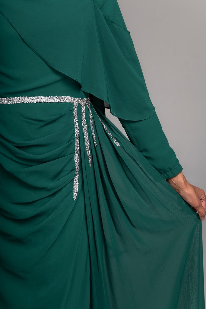 Modest Maxi Dress Ameera Emerald 