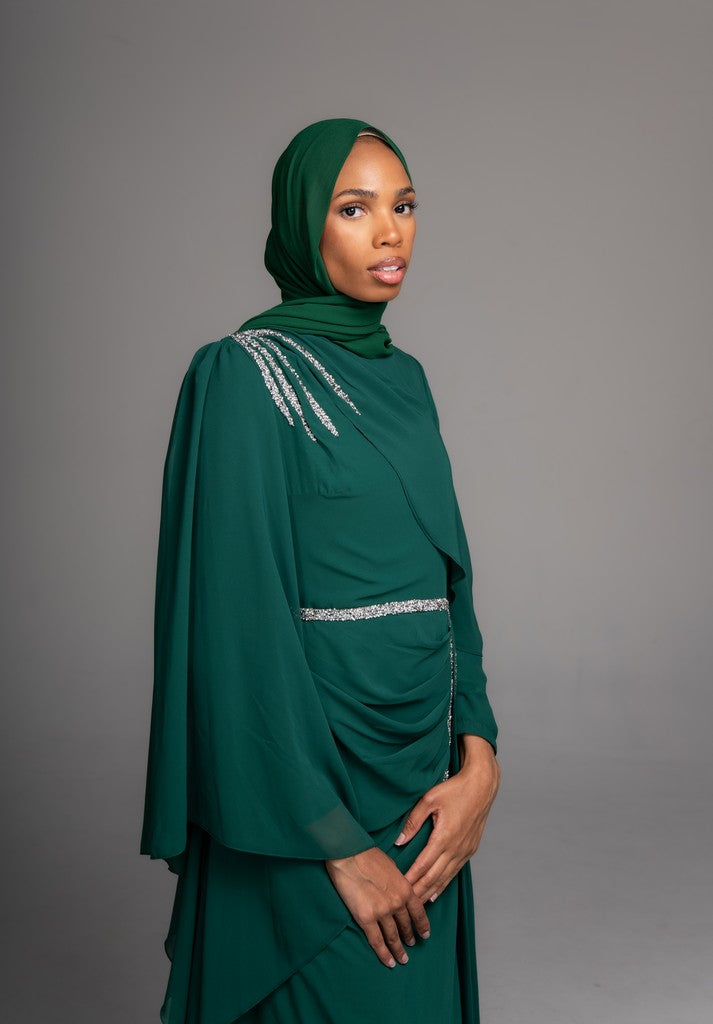 Modest Maxi Dress Ameera Emerald 