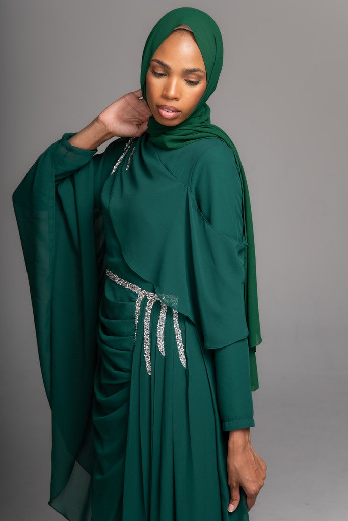 Modest Maxi Dress Ameera Emerald 