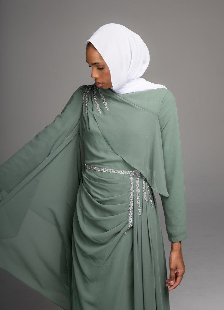 Timeless Stylish Piece Of Dress Ameera Sage