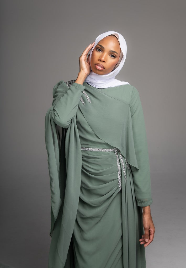 Timeless Stylish Piece Of Dress Ameera Sage