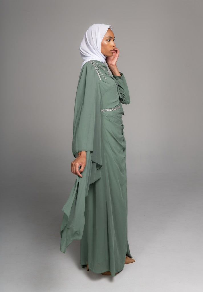 Timeless Stylish Piece Of Dress Ameera Sage