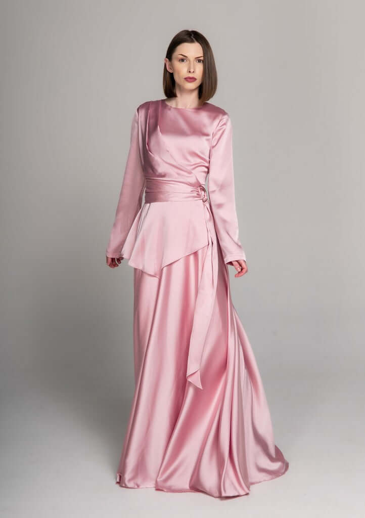 Timeless Classic stylish Maxi Dress Amore Pink 