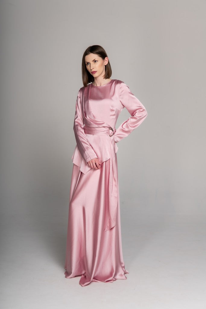 Timeless Classic stylish Maxi Dress Amore Pink 