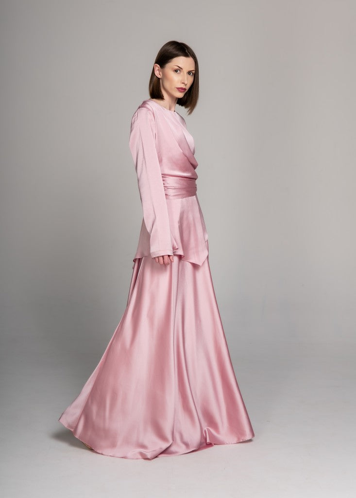 Timeless Classic stylish Maxi Dress Amore Pink 