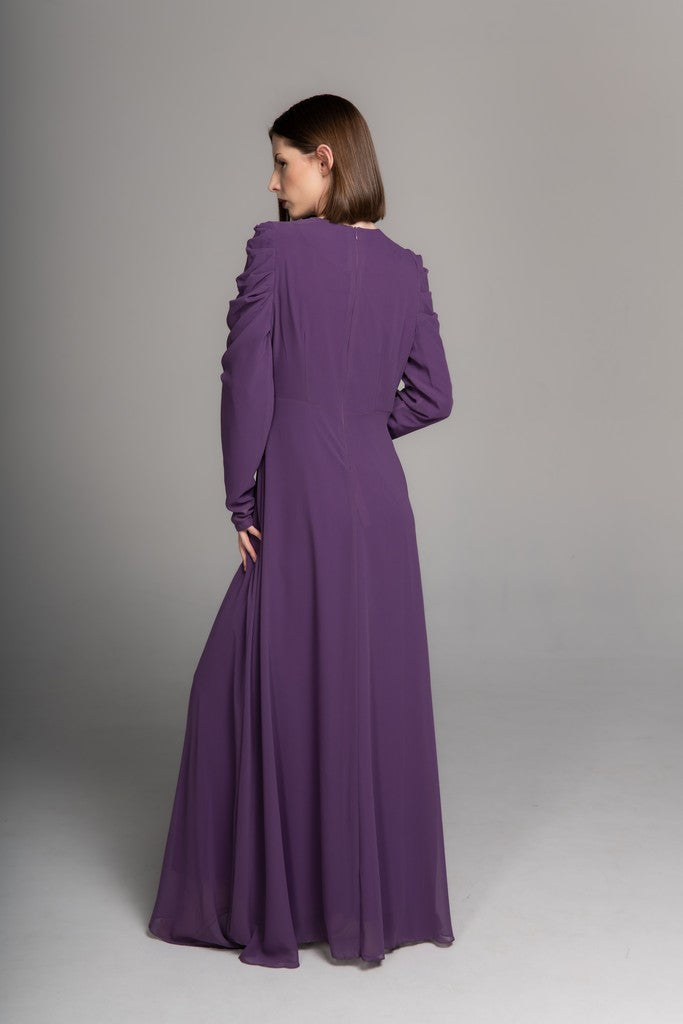 New Modest Stylish Maxi Dress Bella Lilac