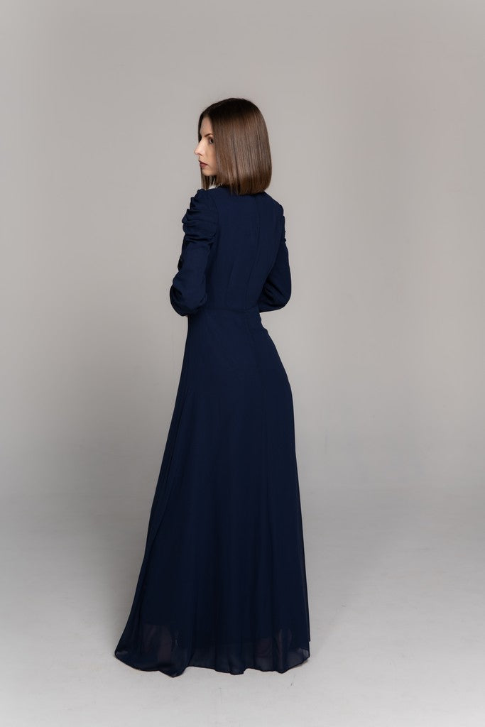 Maxi Dress for All Occasions Bella Navy Blue 