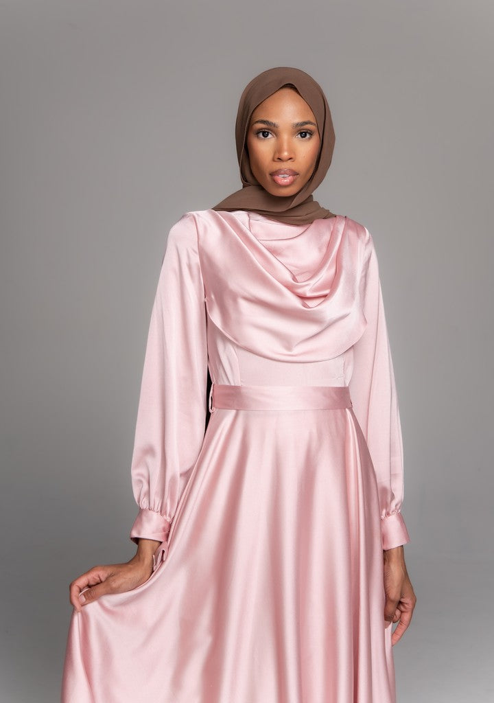 Sleek and Stylish Dress Jamila Powder Pink