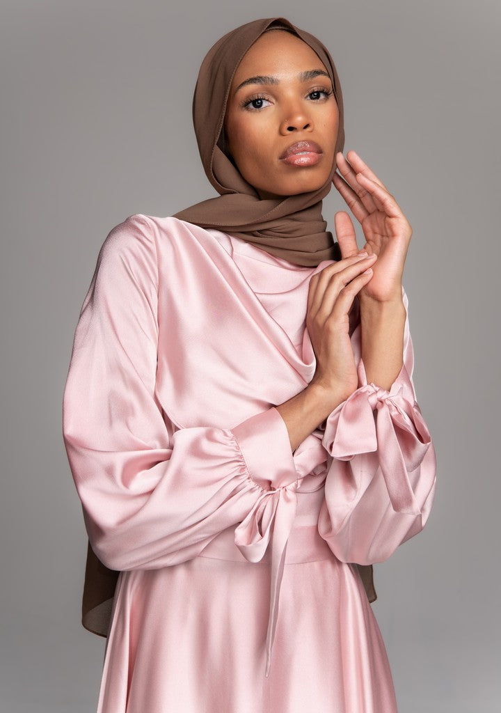 Sleek and Stylish Dress Jamila Powder Pink 