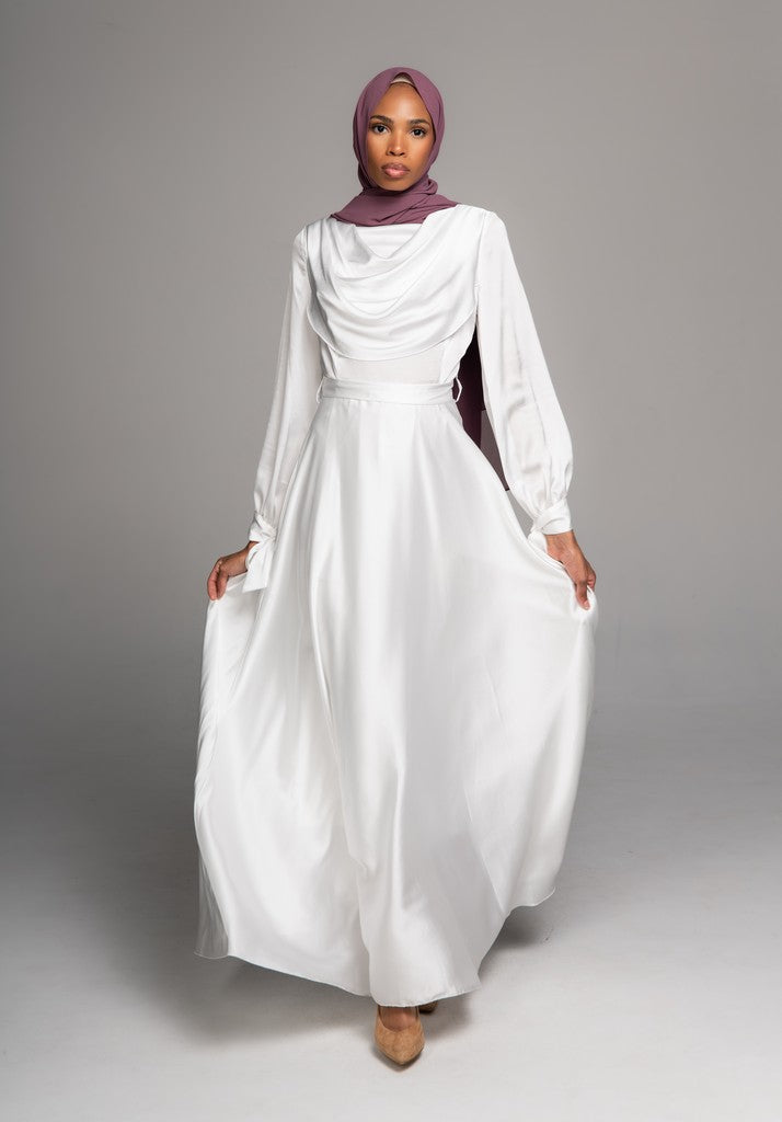 Trending Fashion Maxi Dress 2023 Jamila Snow White 